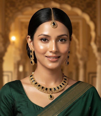 Aurora Zircon Necklace Set for Women – Premium Party Wear Collection