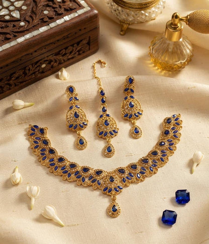 Luminous Zircon Necklace Set for Women – New Arrival Collection