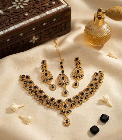Luminous Zircon Necklace Set for Women – New Arrival Collection