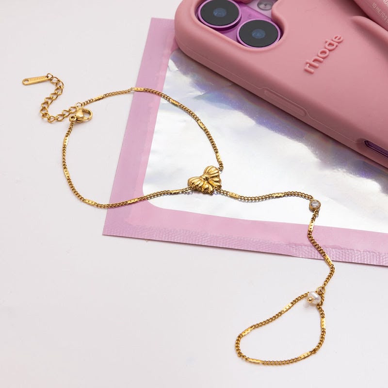 Signature 316L Stainless Steel Hand Chain for Women – Luxury Collection