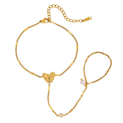 Signature 316L Stainless Steel Hand Chain for Women – Luxury Collection
