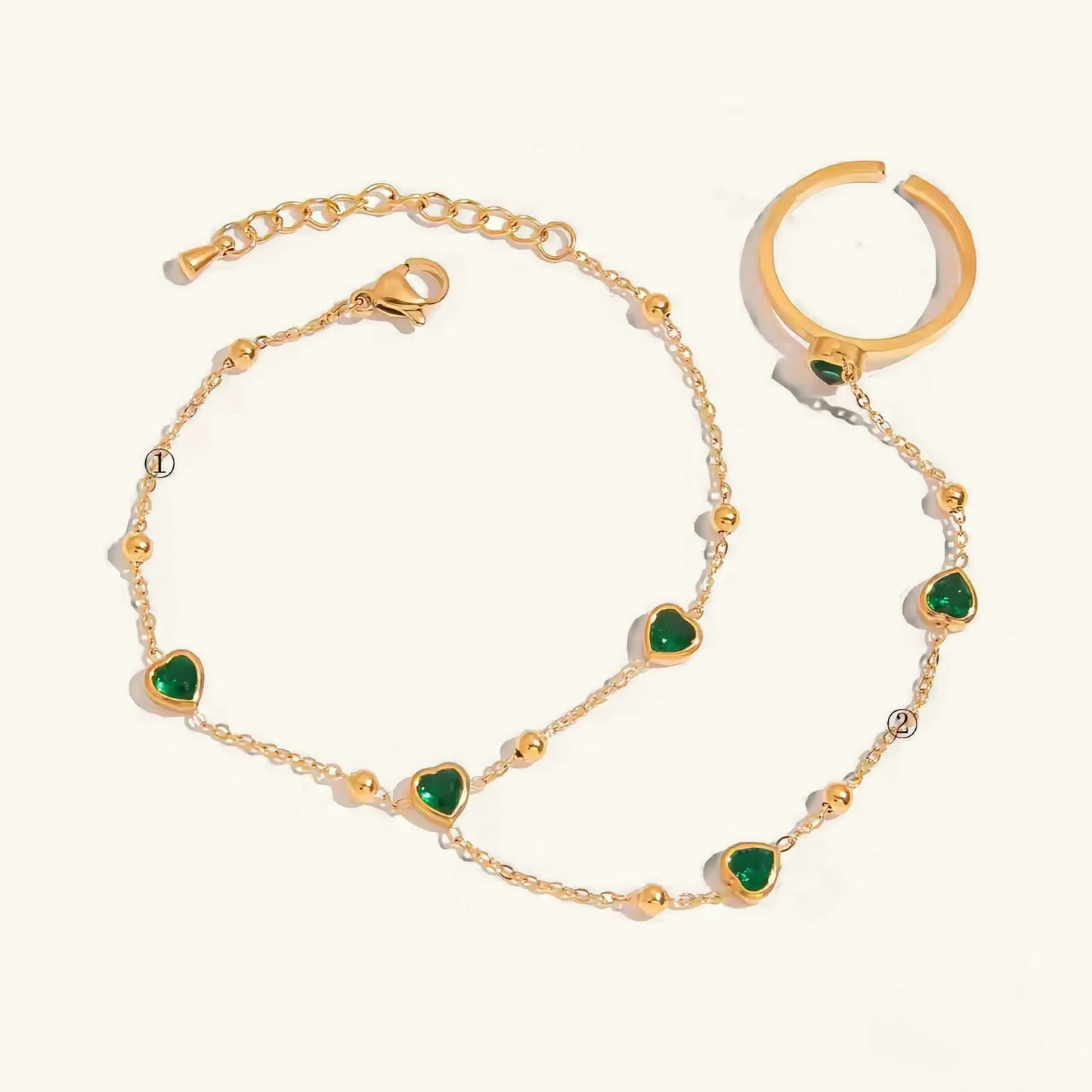 Celeste Luxury Hand Chain for Women – 316L Stainless Steel Collection