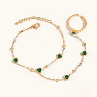 Celeste Luxury Hand Chain for Women – 316L Stainless Steel Collection