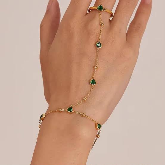Celeste Luxury Hand Chain for Women – 316L Stainless Steel Collection