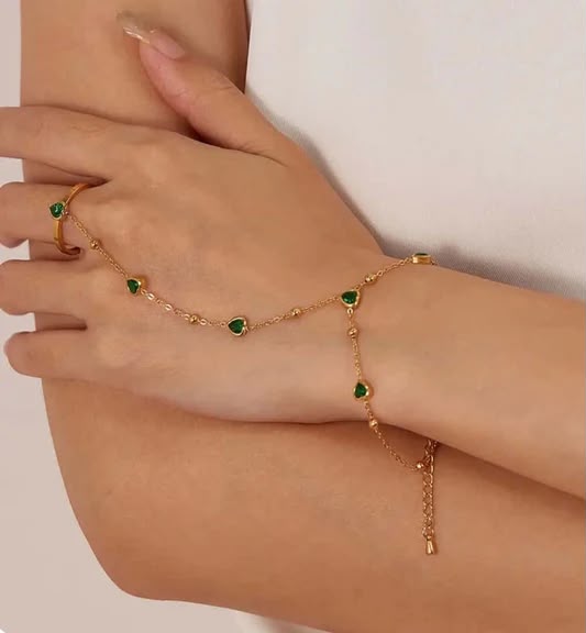 Celeste Luxury Hand Chain for Women – 316L Stainless Steel Collection