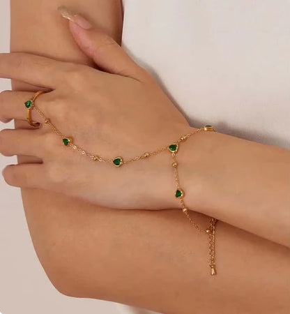 Celeste Luxury Hand Chain for Women – 316L Stainless Steel Collection