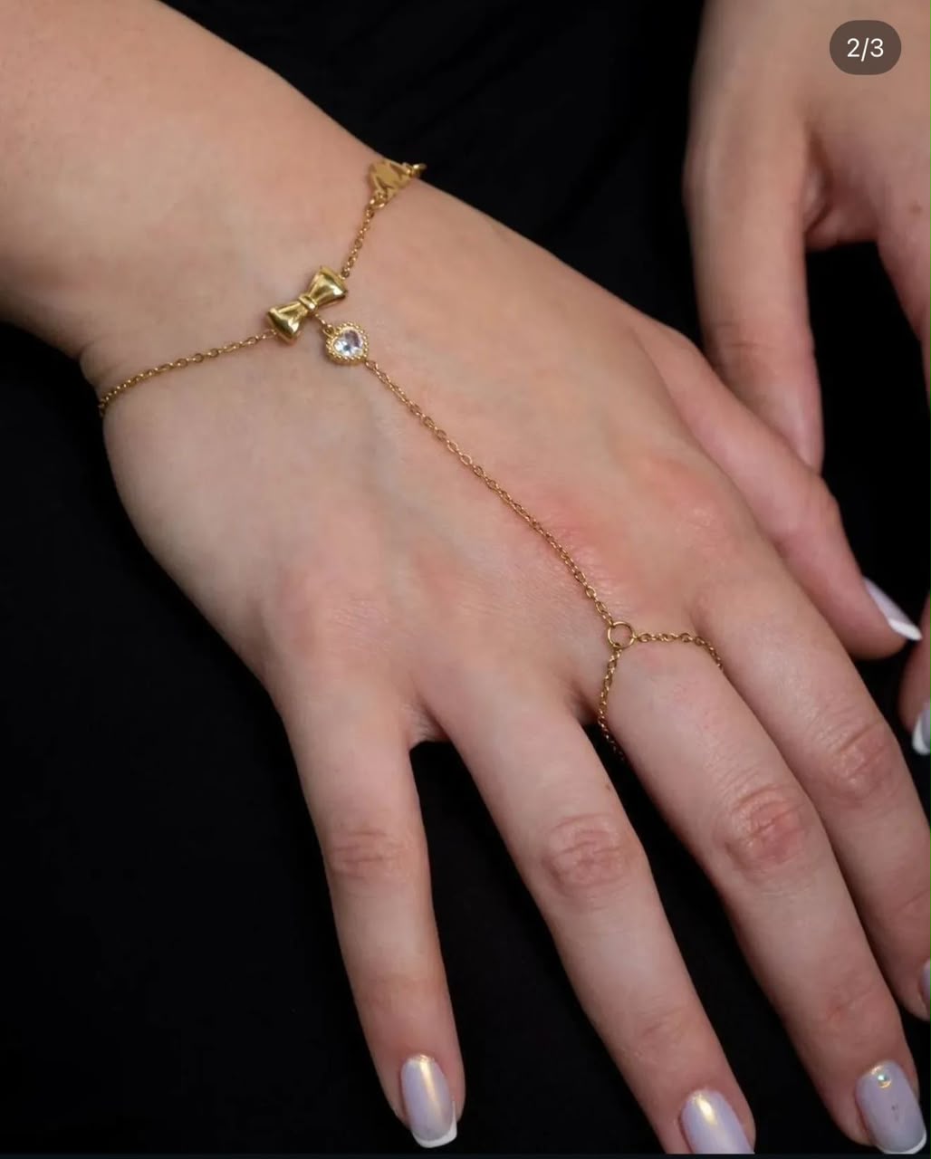 Celestial Luxe Hand Chain for Women – 316L Stainless Steel Collection