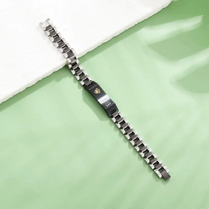 Royal Blue Rolex Stainless Steel Bracelet for Women
