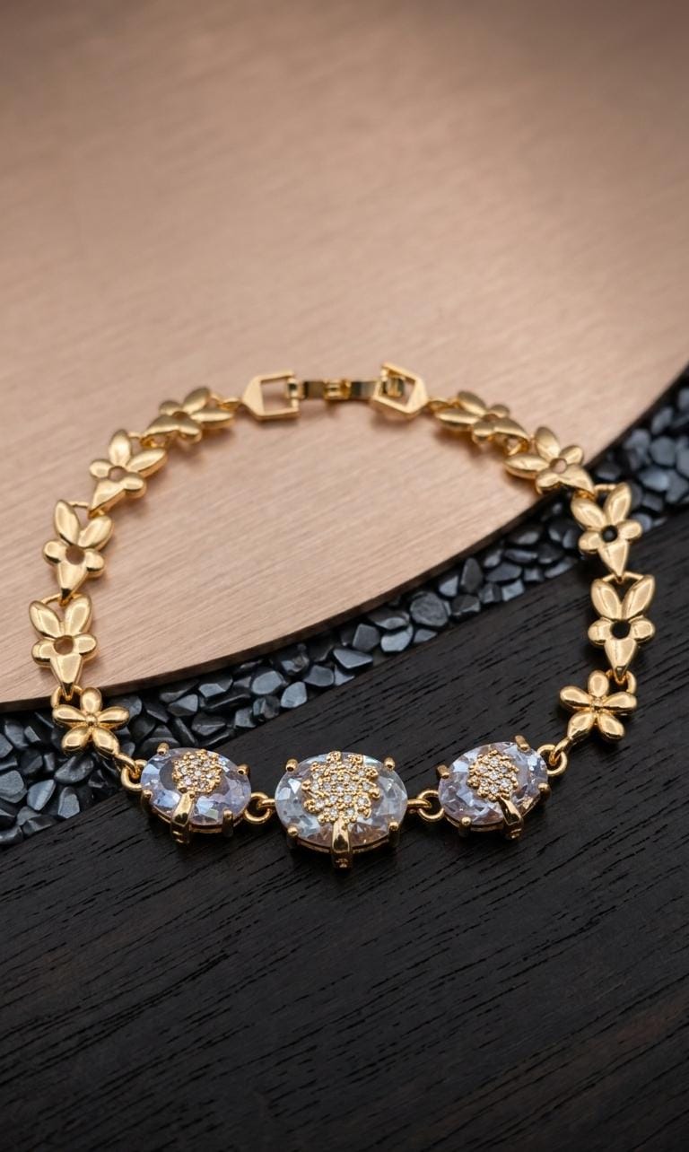 MeherZar Luxury Butterfly Crystal Bracelet for Women