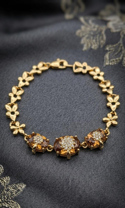 MeherZar Luxury Butterfly Crystal Bracelet for Women
