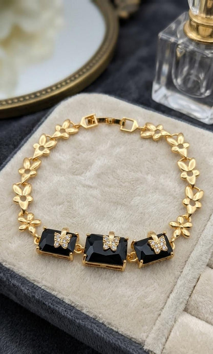 MeherZar Luxury Butterfly Crystal Bracelet for Women