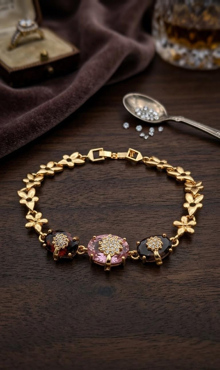 MeherZar Luxury Butterfly Crystal Bracelet for Women