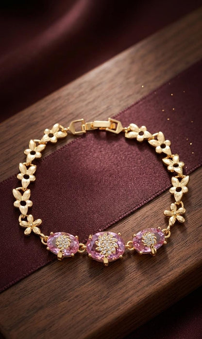 MeherZar Luxury Butterfly Crystal Bracelet for Women