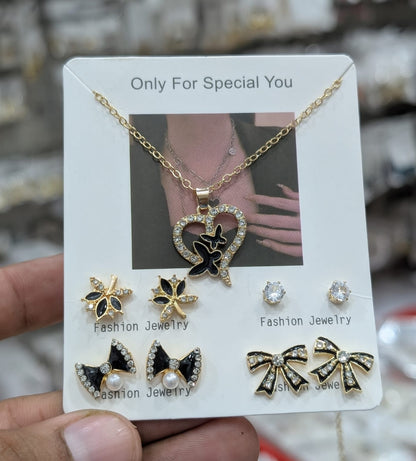 Butterfly 5-in-1 Jewelry Gift Set for Women