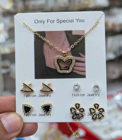 Butterfly 5-in-1 Jewelry Gift Set for Women