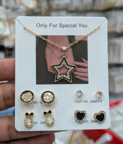 Butterfly 5-in-1 Jewelry Gift Set for Women