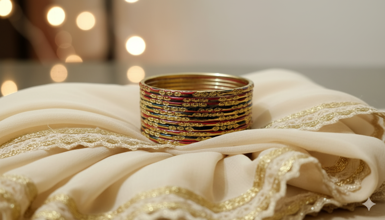 Jalwa Bridal Bangles Premium 2 Dozen Set in 6 Elegant Colors | MeherZar Jewelry