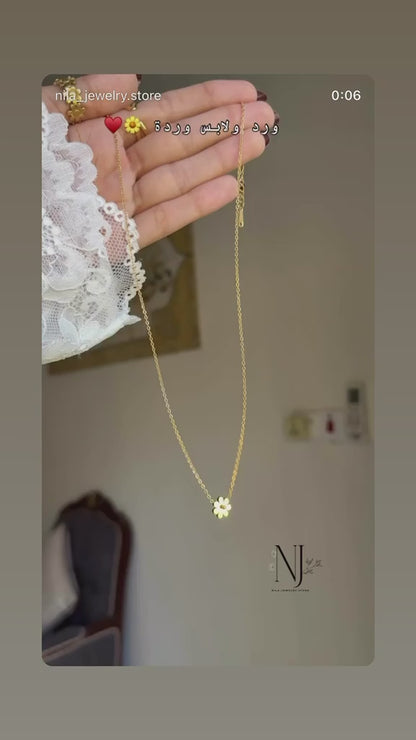 Bloom Flower Stainless Steel Necklace for Women – 316L Collection